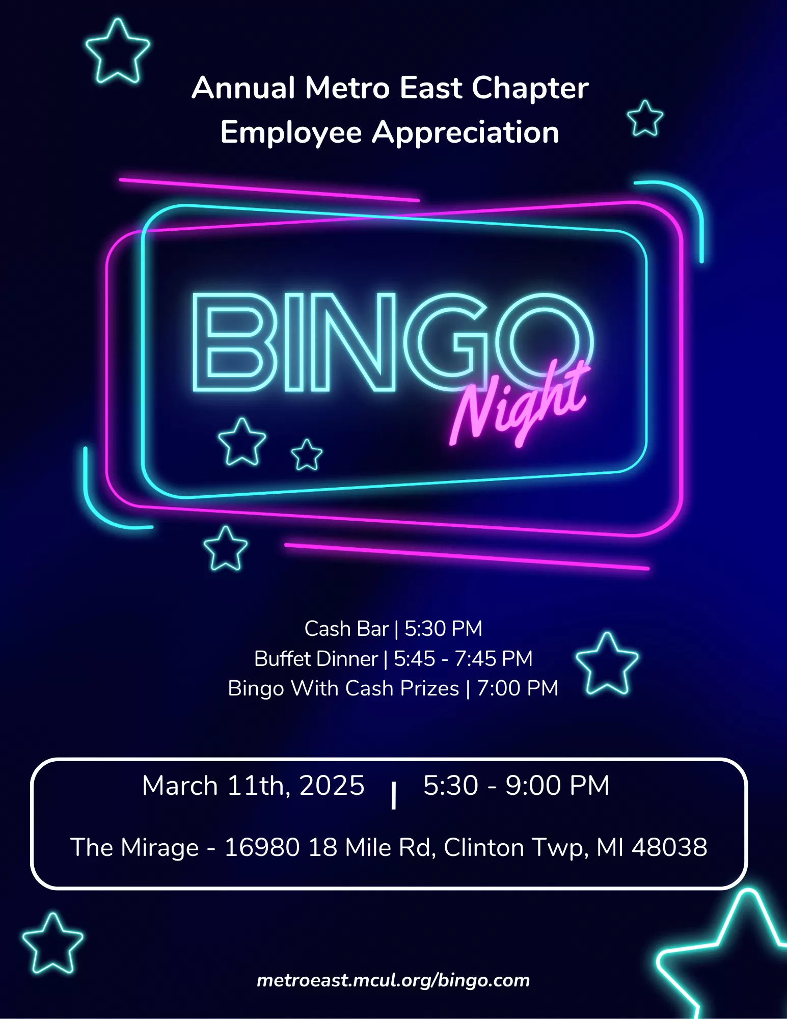 Bingo Save the Date